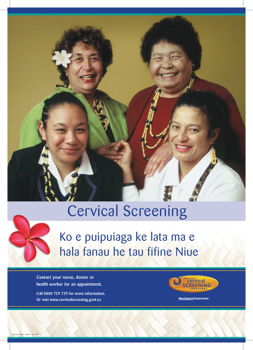 Cervical Screening – Niuean version - HE1827