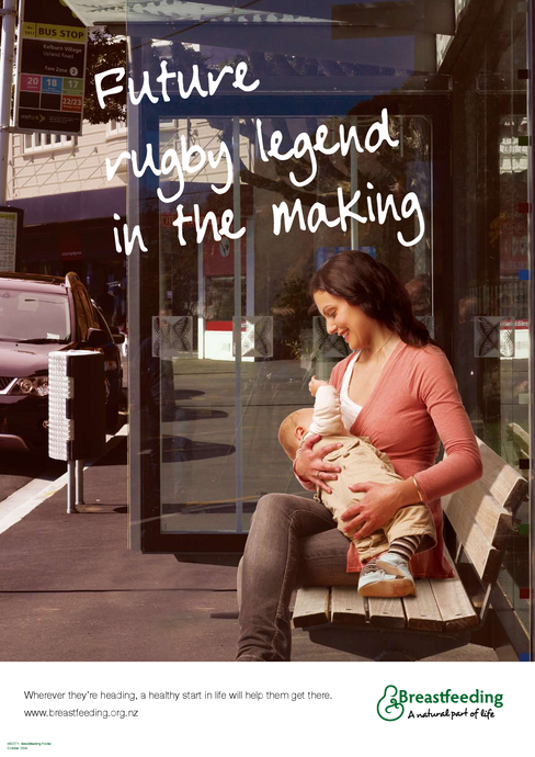 Breastfeeding: Future Rugby Legend in the Making