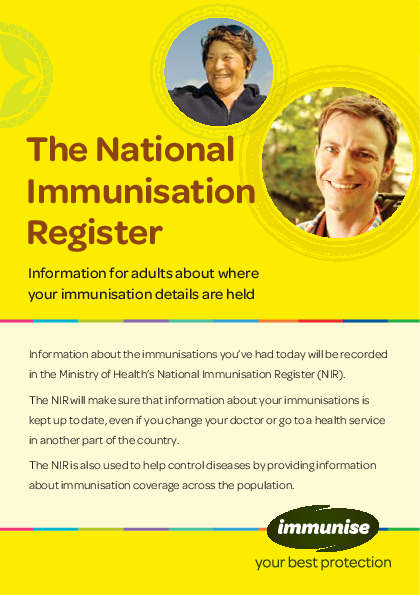 The National Immunisation Register - HE2423