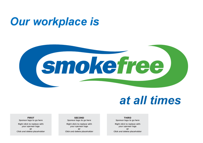 Smokefree Workplace Signage Template