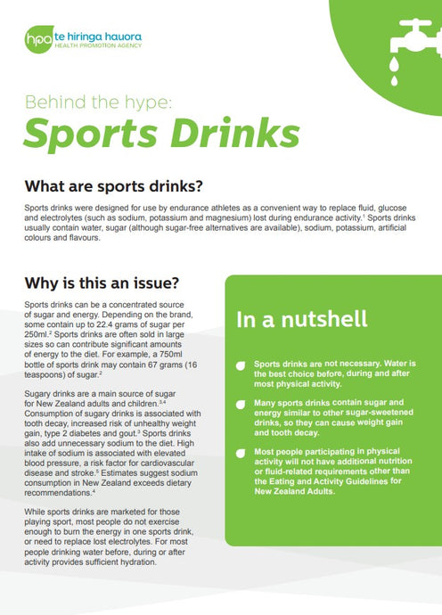 Behind the hype: Sports drinks - NPA047